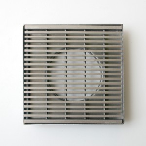 Studio Absolute Studio Steel Wedge wire point drain for bathrooms and residential drainage.